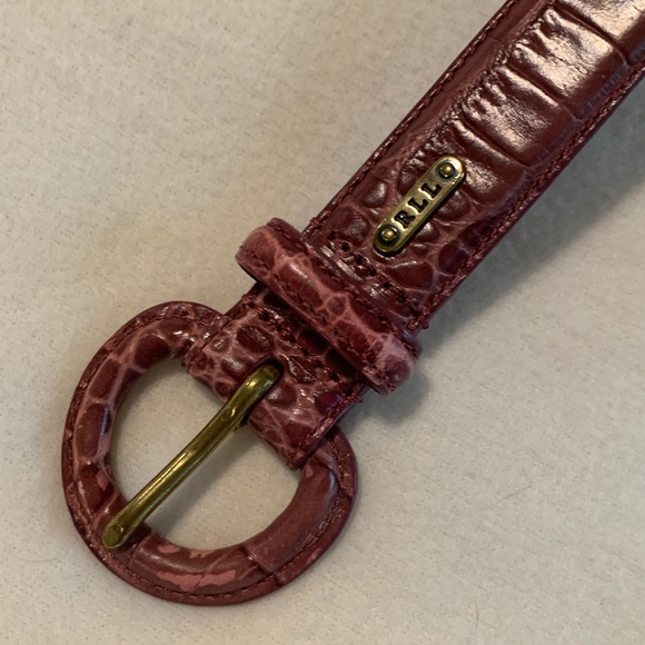 Ralph Lauren Croc Embossed Leather Belt main image 12